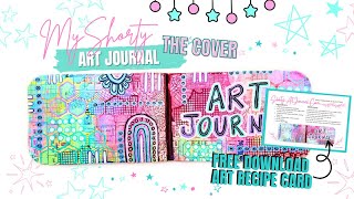 Making an Art Journal Cover | Half Size Composition Notebook