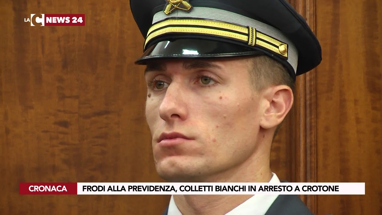 notizie del giorno FRODI ALLA PREVIDENZA, COLLETTI BIANCHI IN ARRESTO A CROTONE