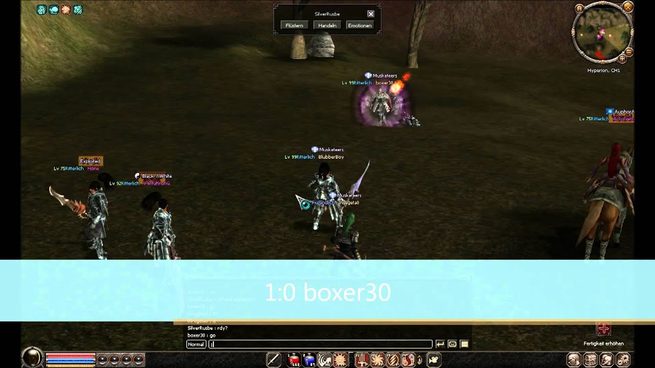 Metin2 Hyperion boxer30 vs. SilverRusbe