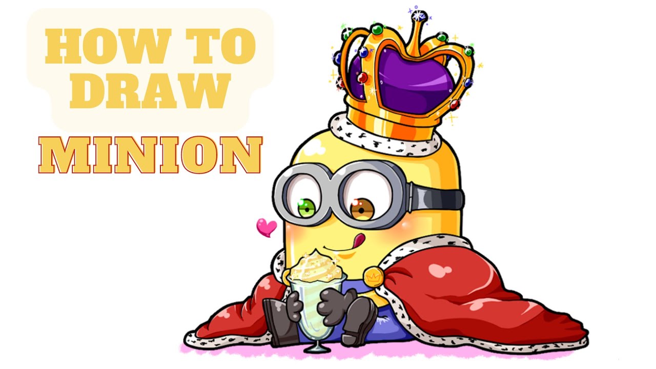 How to Draw Minion King Bob Cute Step by Step Minions The Rise of