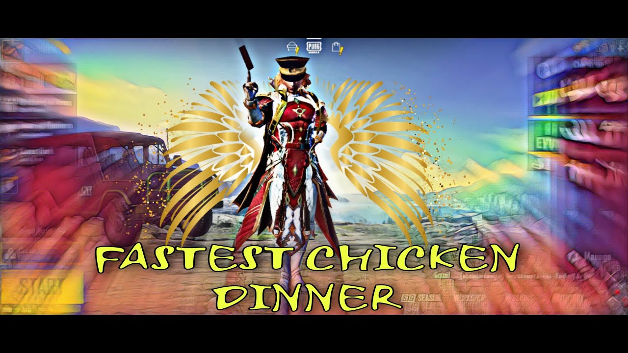 Fastest Chicken Dinner Ever in Pubg Mobile 🍗🐔🔥| #pubgm | Unique ...
