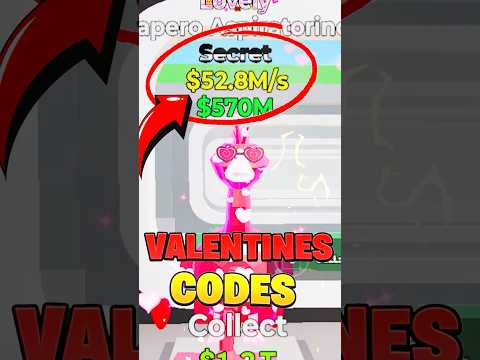 Video NEW VALENTINES SECRET CODES In Fortnite Steal The Brainrot (Love Event)