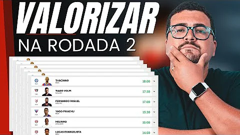 Como funciona a valorização do Cartola na segunda rodada?