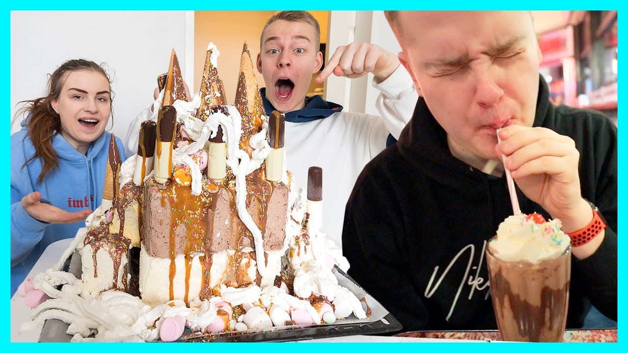 SYÖDÄÄN 24H AJAN PELKÄSTÄÄN JÄÄTELÖÄ 🍦