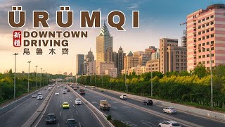 4K Ürümqi Downtown Driving Tour - The Capital of Xinjiang