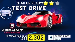 TEST DRIVE EXOTIC RIDES W70 Asphalt 9 Legends  Gameplay ios