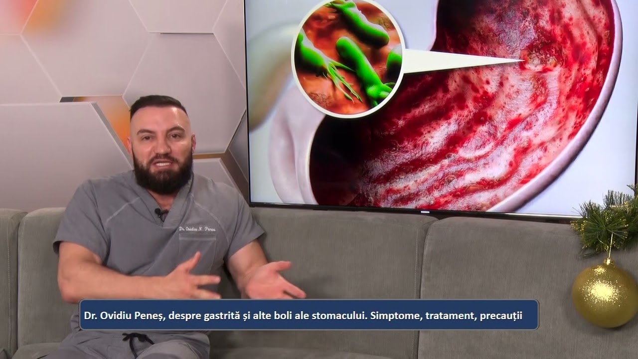 Gastrita, boala stomacului care ne poate afecta grav! Dr Ovidiu Peneș, despre factorii de risc