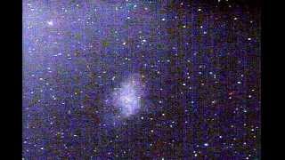 Crab Nebula Live Through Telescope