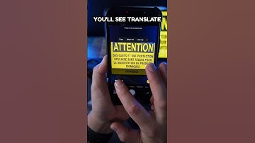 How to Use Your iPhone Camera to Translate Text #iphonetips #cameralanguagetranslation