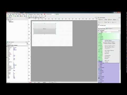 Delphi for PHP early preview - tool palette
