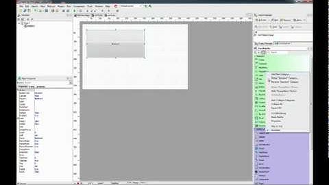 Delphi for PHP early preview - tool palette