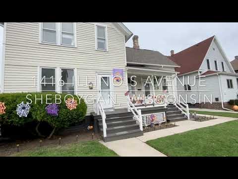 1416 Illinois Avenue, Sheboygan, WI home video tour
