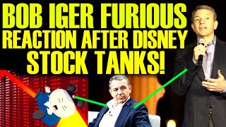 BOB IGER LOSES IT AFTER WOKE DISNEY STOCK TANKS AS SHARES PLUNGE 10%! THIS IS A TOTAL DISASTER