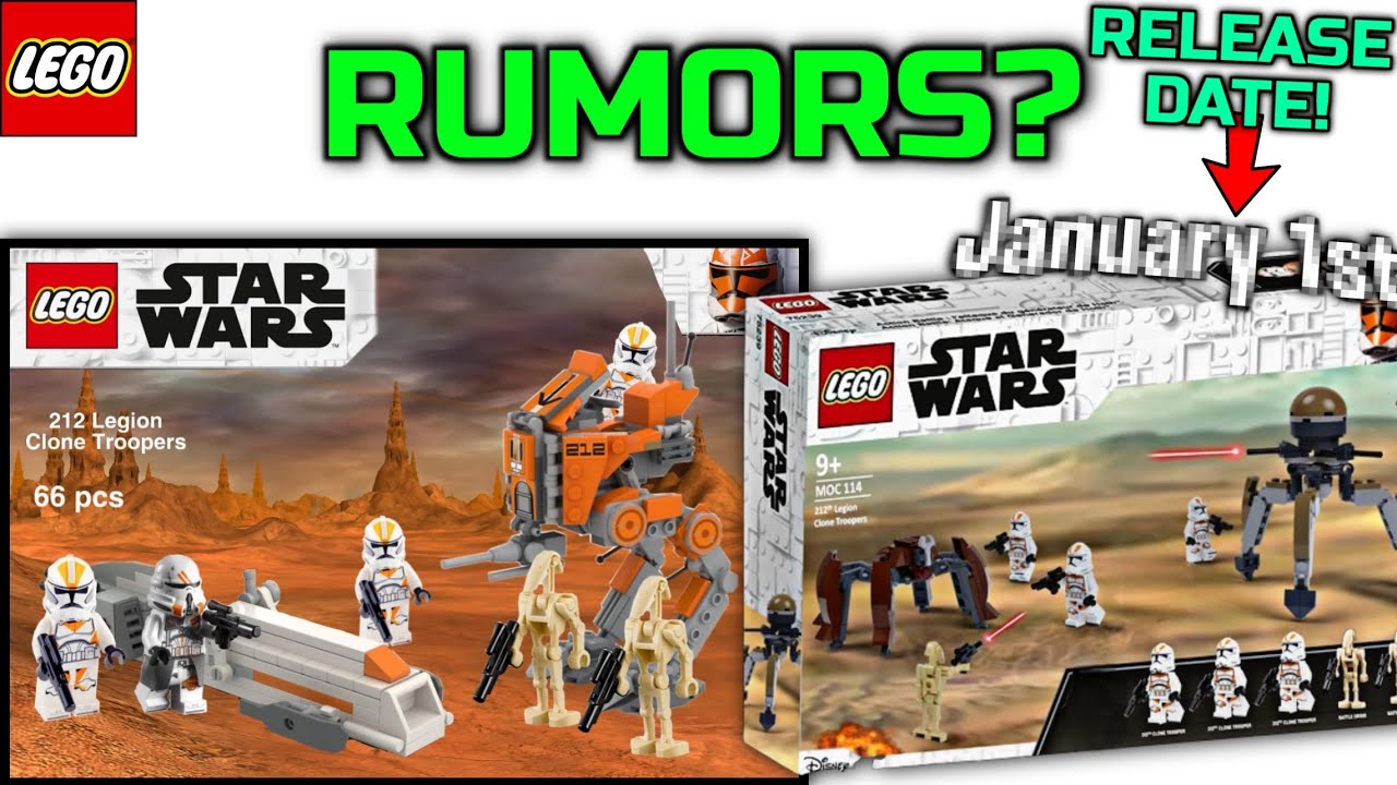 MORE 212th Clone Trooper Battle Pack RUMORS! (LEGO Star Wars 2023