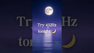 Overthinking? Try this 432Hz frequency tonight 🌙 #shorts #sleepmusic #432hz