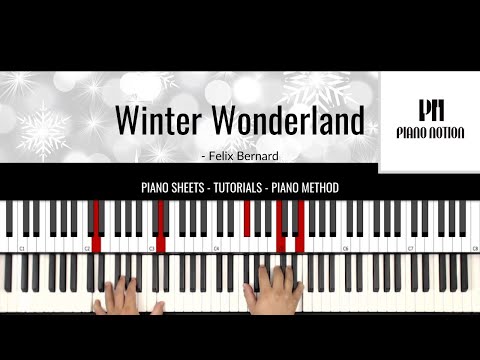 Winter Wonderland  (Easy Piano) - Dean Martin, Bing Crosby, Michael Bublé