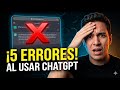 Estás usando mal ChatGPT (por eso no te sirve) ⚠️