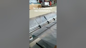 Máy cắt túi ni lông hàng chợ. #maynganhnhua