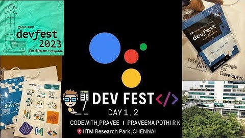 Day 1 & Day 2 of Google DevFest 2023|swags| Goodies|Chennai #devfest #devfestchennai #gdgchennai