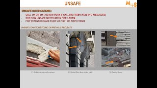 M+S Introduction to the NYC Facade Inspection Safety Program