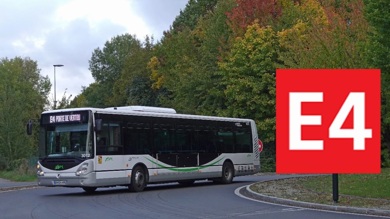 [ZF] Irisbus Citelis 12 N°3012 - Ligne E4 entre Vertou et Pte de Vertou - Réseau TAN/Naolib - Nantes