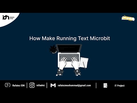 Tutorial MIcrobit ( Running Text ) - YouTube