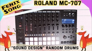 Roland MC-707 Drum Sound Design via Random