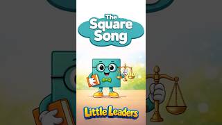 Learn about SQUARES with The Square Song! ⬜🎶 #shorts #shapesforkids #earlylearning