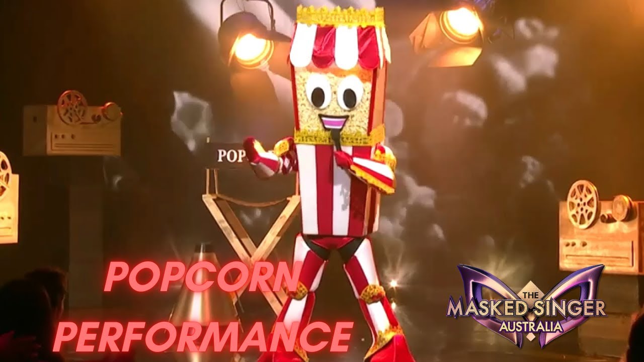 Popcorn sings "Somewhere Over The Rainbow" by Judy Garland The Masked