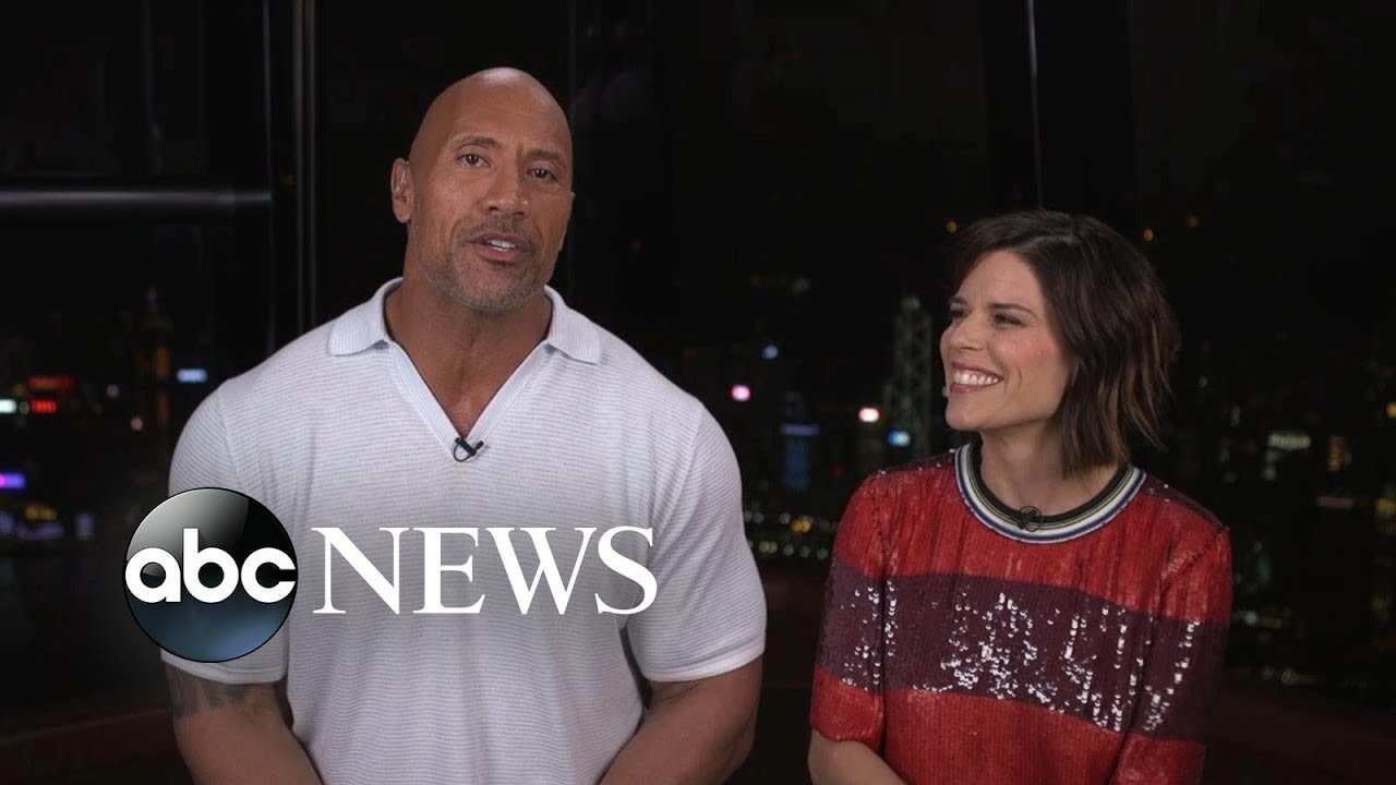 Download Dwayne 'The Rock' Johnson tried not to 'fanboy out' when he first met Neve Campbell