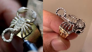 how to make a scorpion ring - how custom rings are made