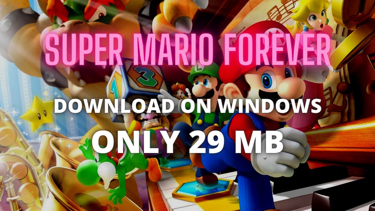 Only Compressed PC Games - New Super Mario Forever PC Game Free Download  88mb only