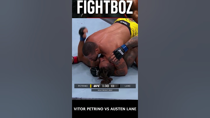 UFC VITOR PETRINO VS AUSTEN LANE #ufc #ufcfightnight #mma