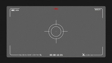 Camera Recording Screen 03 Stock Motion Graphics