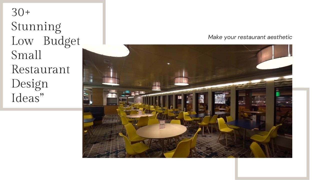 30+ Low Budget Small Restaurant Design Ideas | Small Space Budget Interior Inspiration 