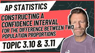 AP Statistics Topic 3.10 & 3.11 Confidence Interval for the Difference of Population Proportions