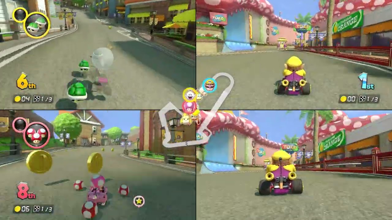 Mario Kart 8 Deluxe : Gameplay (3 Players) | EP.0002