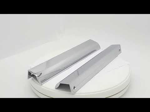 Меблева Ручка профіль 160мм "System SY1837" Хром, видео 1