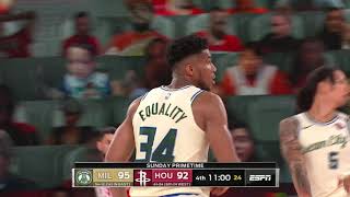 Houston Rockets Vs Milwaukee Bucks August 2, 2020