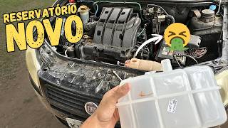 CÓMO SUSTITUIR EL DEPÓSITO DE AGUA DE UN FIAT STRADA 1.4 (PROBLEMA DE FUGA SOLUCIONADO)