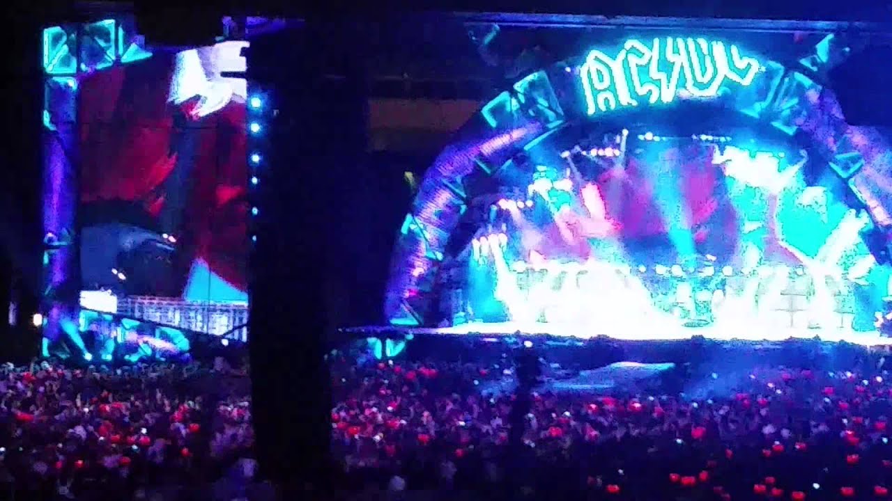AC/DC at Wrigley Field. 