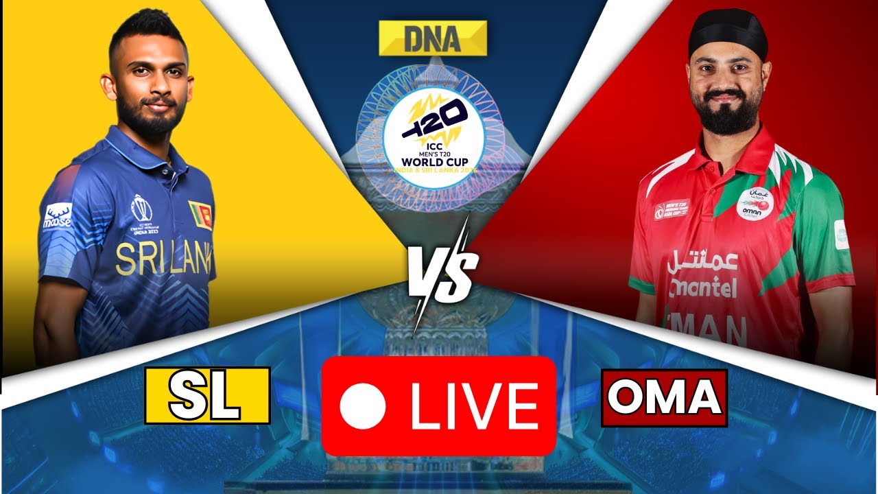 SL vs OMA Live: Sri Lanka vs Oman Live Scorecard | T20 World Cup 2026 | OMA vs SL Live | Cricket