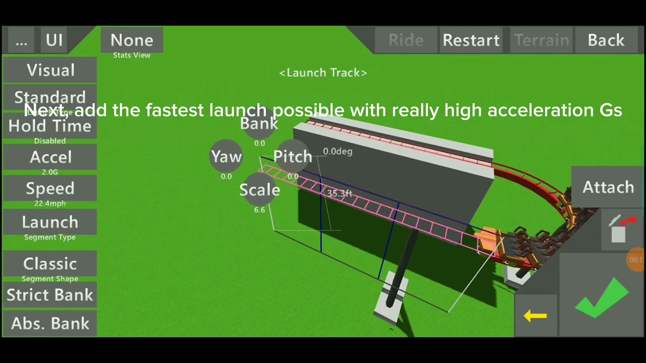 How to make a particle accelerator in Ultimate Coaster 2!