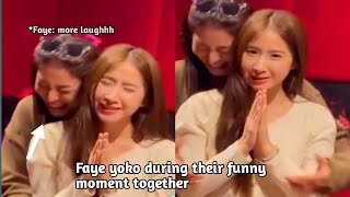 [Fayeyoko] during their funny teasing with each other!OMG too close!