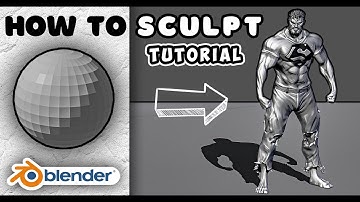 Blender Sculpting Character Tutorial (SuperMan)