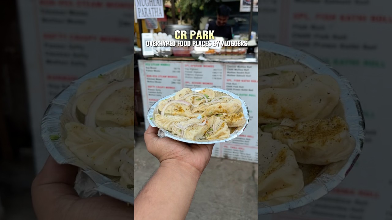 CR Park most Overhyped food 🤤😱 #yumvloger #foodchallenge #shorts #crpark #minivlog #challenge #yt