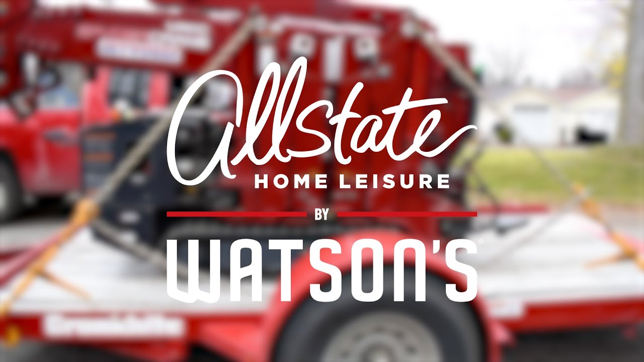Swim Spa Crane Delivery Installation - Allstate Home Leisure By Watson's