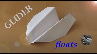 Papierflugzeug Anleitung Zum Falten Gleiter Paper Airplane Glider Avion Papier Glider