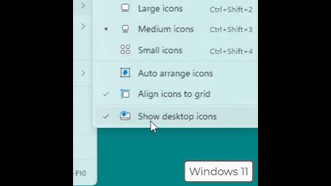 Windows 11 Toon en Hoge Bureaubladpictogrammen