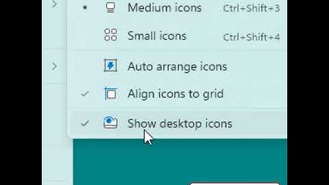 Windows 11 Toon en Hoge Bureaubladpictogrammen